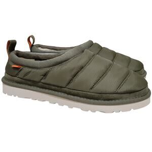 UGG Men Tasman LTA Insulated Slip On Clog Slippers Size US 8 Burnt Olive Green
